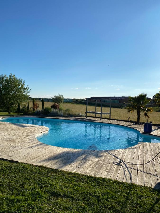Agreable Chambre D'Hote Calme Avec Piscine Souvans Bagian luar foto